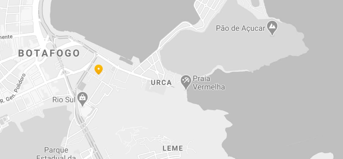 mapa marcando o endereço em Avenida Brasil, 10 - Rio de Janeiro - RJ